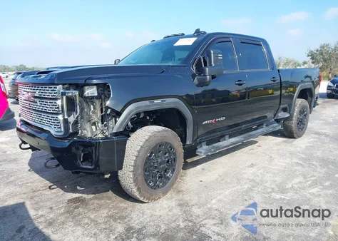 2020 GMC Sierra 2500Hd 4Wd Standard Bed At4 из США, поврежденный, VIN 1GT49PEY0LF349787